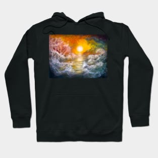 Storm waves Hoodie